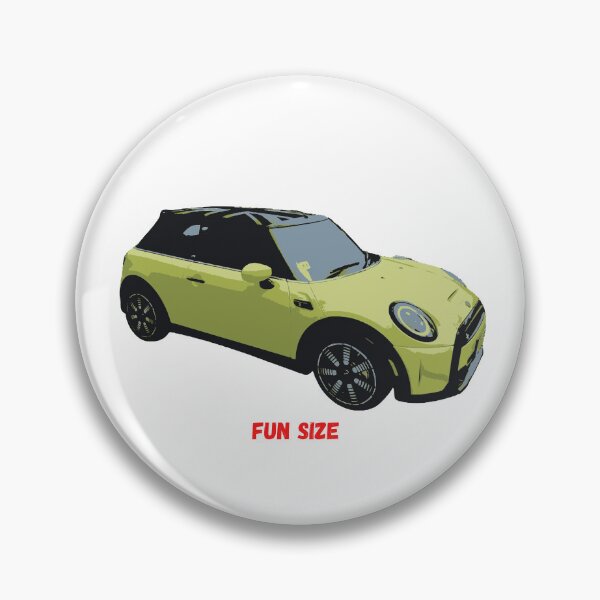 Artikelvorschau, Gelber Mini Cooper, lustige Größe entworfen und verkauft von Pure9Design.