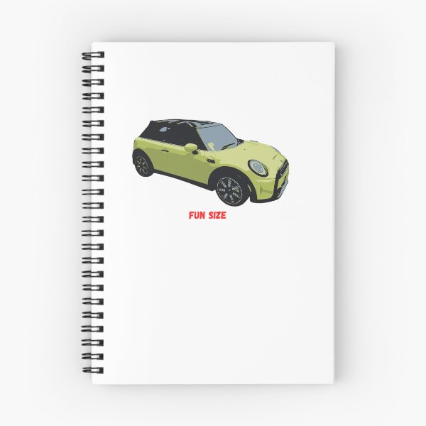 Item preview, Mini Cooper amarillo, tamaño divertido designed and sold by Pure9Design.
