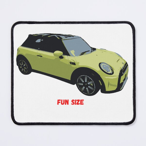 Artikelvorschau, Gelber Mini Cooper, lustige Größe entworfen und verkauft von Pure9Design.
