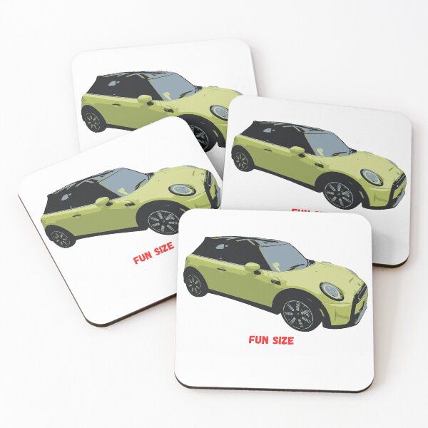 Item preview, Yellow Mini Cooper, Fun Size designed and sold by Pure9Design.