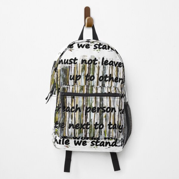 Item preview, We must not leave goodnes up to others. If each person waits for the next to take a step. the world may die while we stand in line designed and sold by NessArtByEwa.