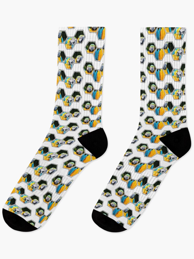 Thumbnail 1 of 5, Socks, Papagallo Parrots designed and sold by RicardoPeragua.