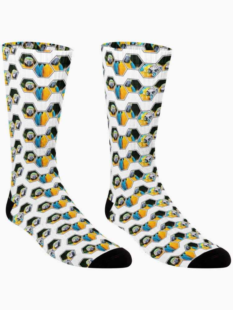 Thumbnail 3 of 5, Socks, Papagallo Parrots designed and sold by RicardoPeragua.