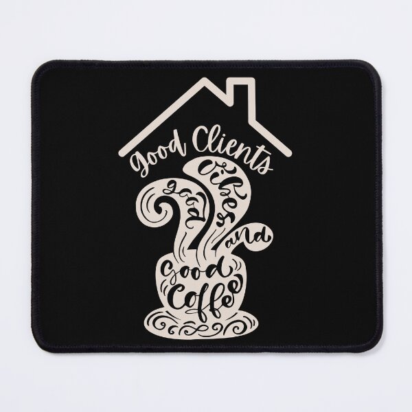 Item preview, Good Clients Good Vibes Good Coffee Real Estate Agent designed and sold by jrobdesignz.