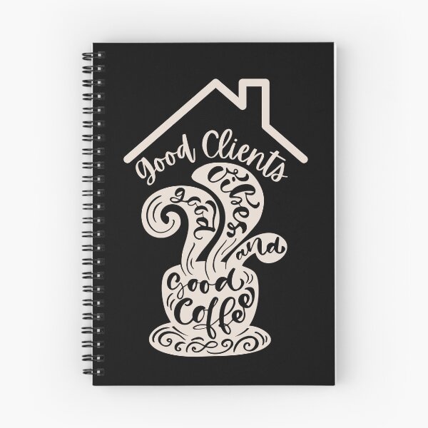 Item preview, Good Clients Good Vibes Good Coffee Real Estate Agent designed and sold by jrobdesignz.