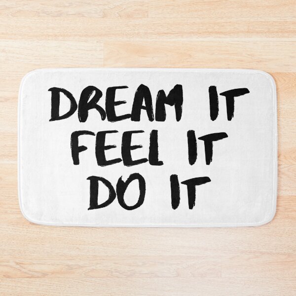 Item preview,  Motivational / inspirational quote - How to reach goals - dream it, feel it, do it designed and sold by AlfabetDesign.