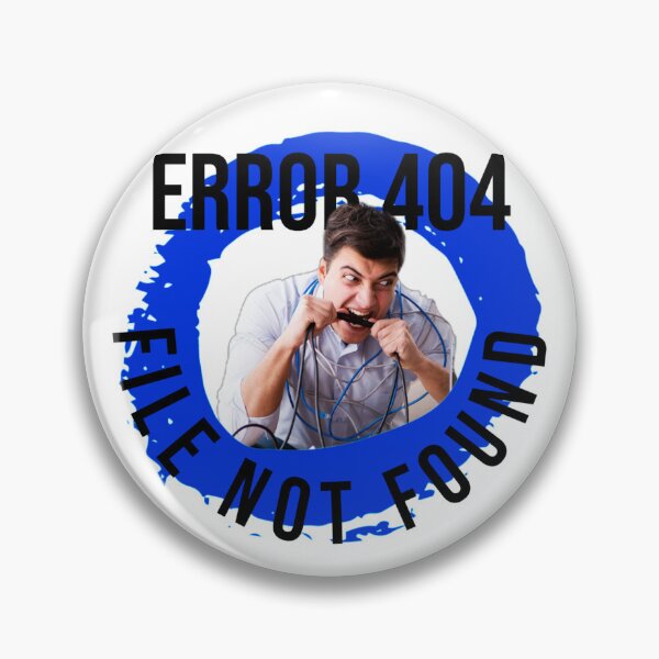 Item preview, File Not Found | Error 404 Blue designed and sold by EDayMerch.