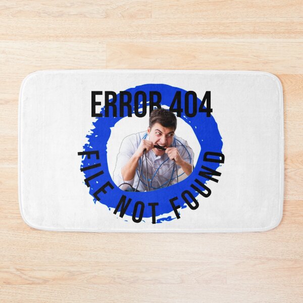 Item preview, File Not Found | Error 404 Blue designed and sold by EDayMerch.