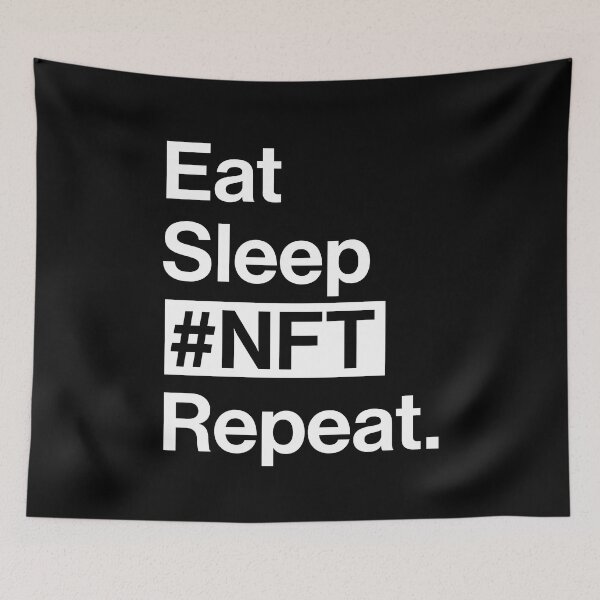Item preview, Eat Sleep NFT Repeat designed and sold by heyluckyseven.