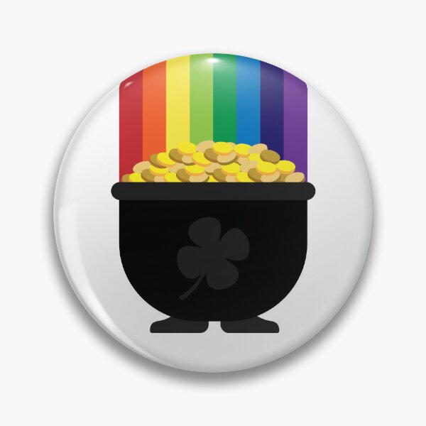 Item preview, Rainbow pot of gold designed and sold by Arianna Khalil.