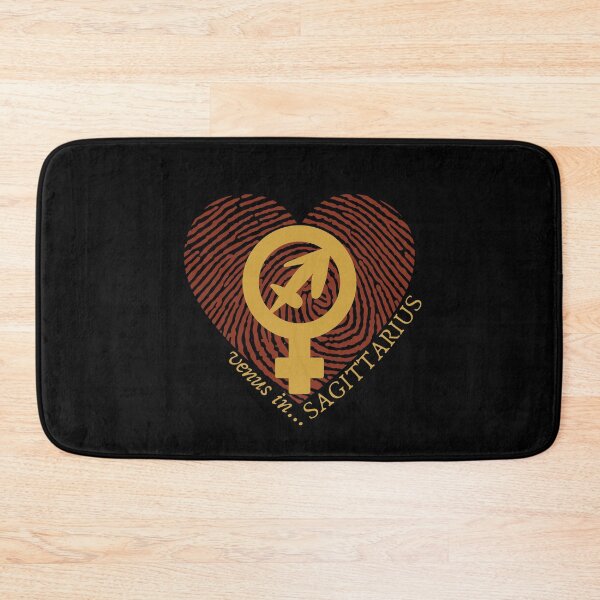Item preview, VENUS IN SAGITTARIUS HEARTPRINT VALENTINE designed and sold by Mercurial Merkaba.