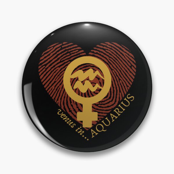 Item preview, VENUS IN AQUARIUS HEARTPRINT VALENTINE designed and sold by Mercurial Merkaba.