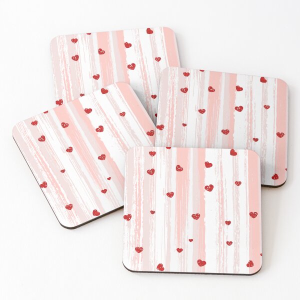 Item preview, Pink Love Vertical Twill  designed and sold by Cosix.