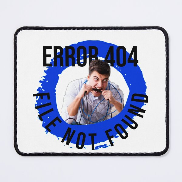 Item preview, File Not Found | Error 404 Blue designed and sold by EDayMerch.