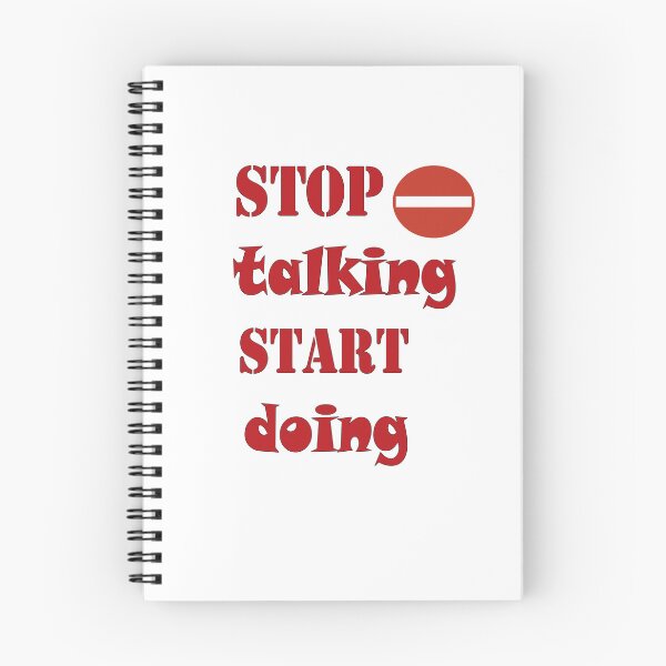 Item preview, Copy of Stop Talking Start Doing Shirt, Unisex Sarcastic Shirt, Introvert Shirt, Stop Talking Funny T-Shirt, Inspirational Shirt, Motivational Shirt designed and sold by Fadwamoustakid.