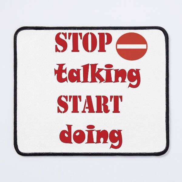 Item preview,  Copy of Stop Talking Start Doing Shirt, Unisex Sarcastic Shirt, Introvert Shirt, Stop Talking Funny T-Shirt, Inspirational Shirt, Motivational Shirt designed and sold by Fadwamoustakid.