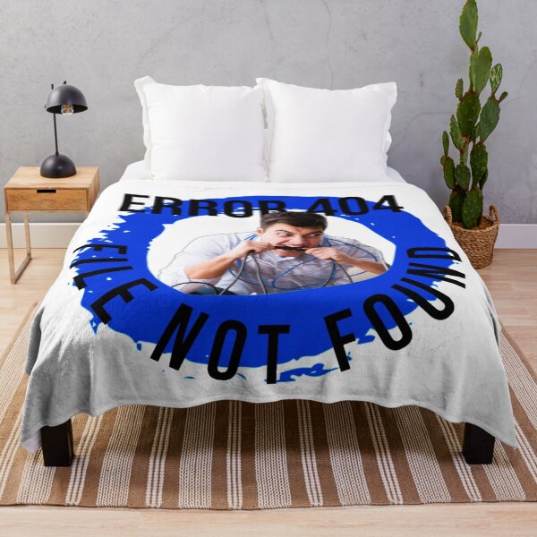 Item preview, File Not Found | Error 404 Blue designed and sold by EDayMerch.