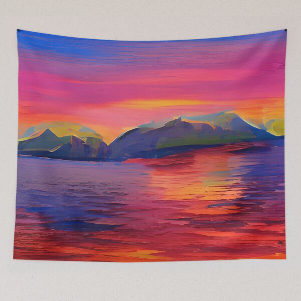 Item preview, Colorful fjords designed and sold by FlyingSprinkles.
