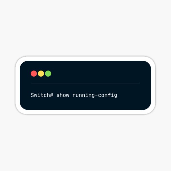 Item preview, show running-config - Cisco CLI  designed and sold by magica-design.