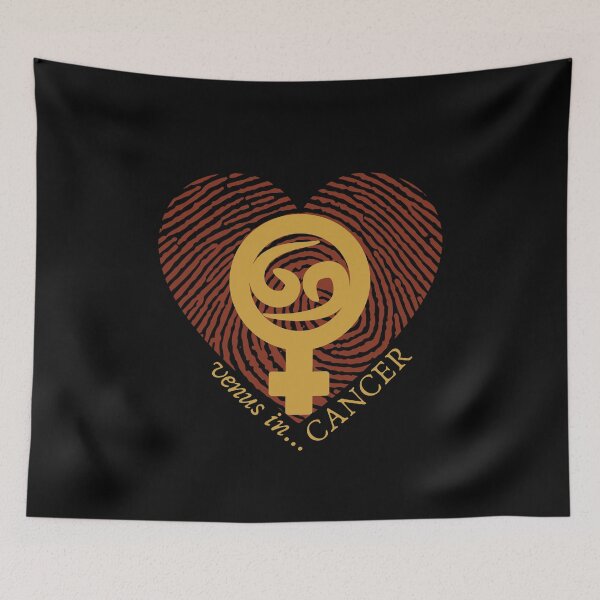 Item preview, VENUS IN CANCER HEARTPRINT VALENTINE designed and sold by Mercurial Merkaba.