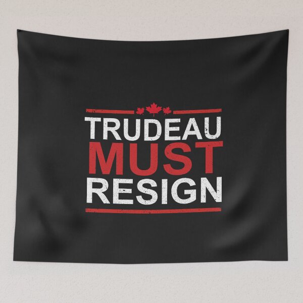 Item preview, TRUDEAU MUST RESIGN  designed and sold by SheIsAQueen.