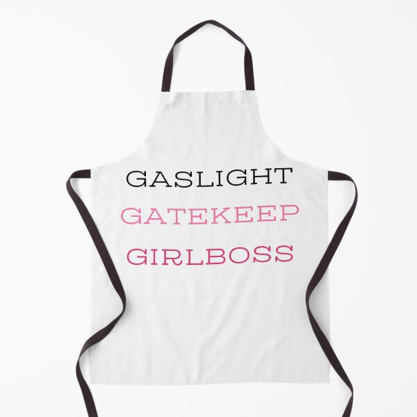 Item preview, University Gaslight Gatekeep Girlboss Pink Meme Quote designed and sold by MiaDelelai.