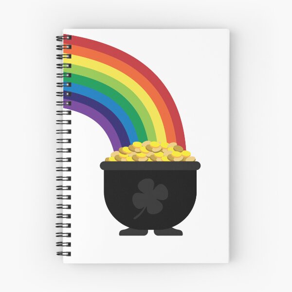 Item preview, Rainbow with pot of gold designed and sold by Arianna Khalil.