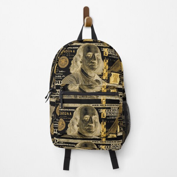 100 Dollar Bill Black Market Bull Backpack for Sale by BuksDesigns Redbubble