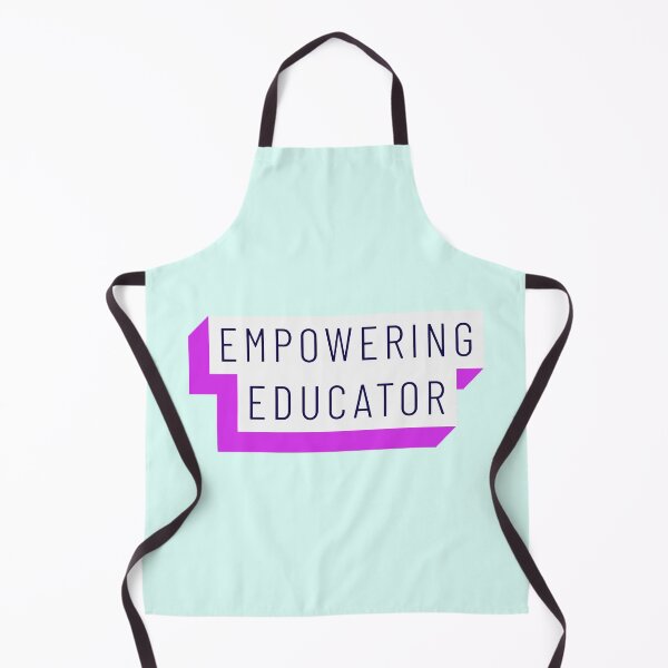 Item preview, Empowering Educator Pink Fuschia Purple Mint Green Background Mininalist Teacher Museum Education designed and sold by InterpreTees.