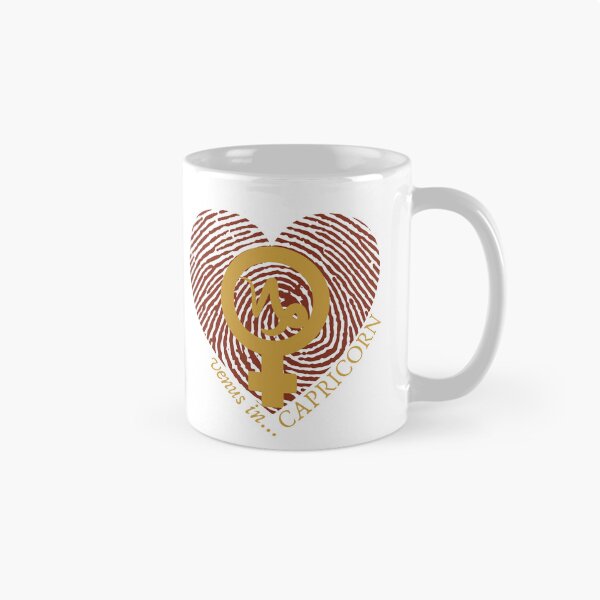 Item preview, VENUS IN CAPRICORN HEARTPRINT VALENTINE designed and sold by Mercurial Merkaba.