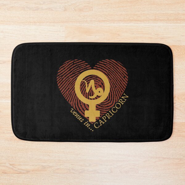 Item preview, VENUS IN CAPRICORN HEARTPRINT VALENTINE designed and sold by Mercurial Merkaba.