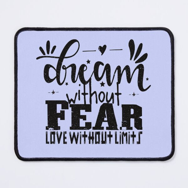 Item preview, Dream without fear love without limits - inspirational quotes designed and sold by VichallanStudio.