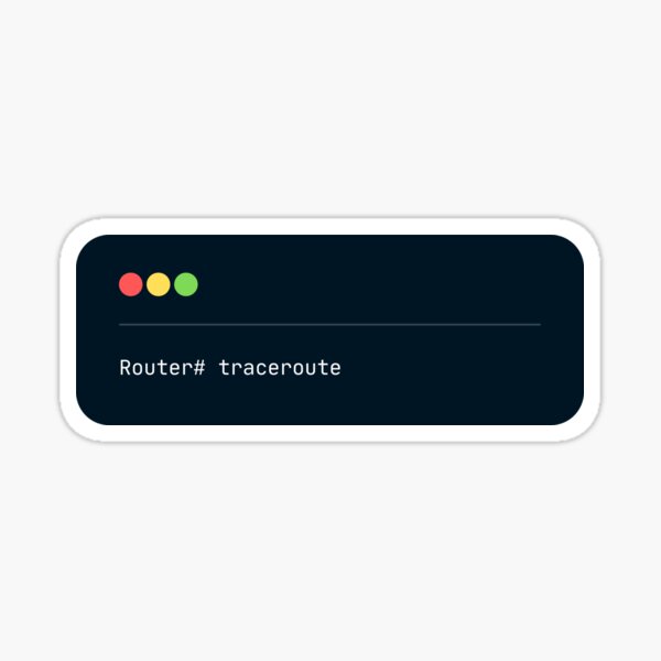 Item preview, traceroute - Cisco CLI  designed and sold by magica-design.
