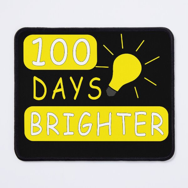 Item preview, Teacher 100 Days Brighter, 100 Days of School, Teacher Appreciation, 100 Days Brighter,Back to School Kids designed and sold by mad art.