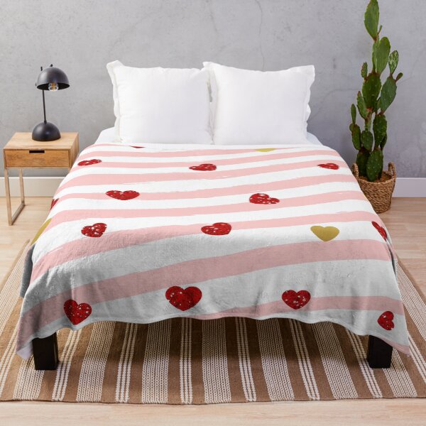 Item preview, Pink Love Diagonal Twill  designed and sold by Cosix.