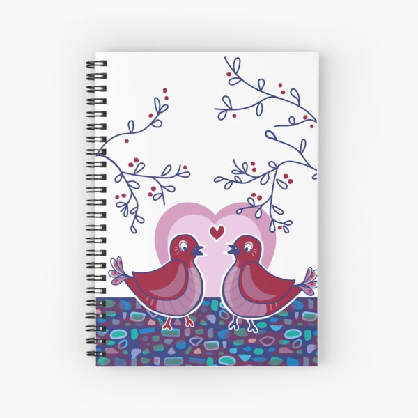 Love birds Spiral Notebook