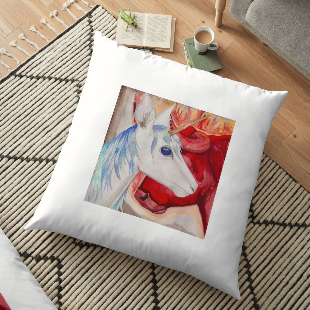 The Last Unicorn Floor Pillow