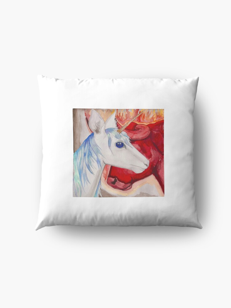 Alternate view of The Last Unicorn Floor Pillow