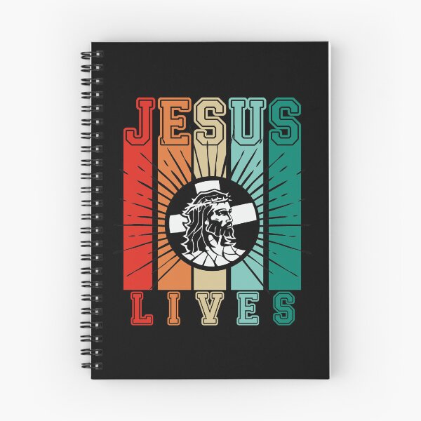 Item preview, Retro Colors Jesus Cross Lives designed and sold by PeachesMommy.