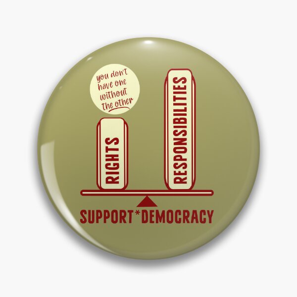 Item preview, Support Democracy designed and sold by sandpiperstudio.