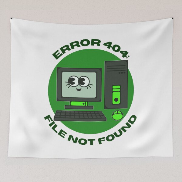 Item preview, File Not Found | Error 404 Computer Green designed and sold by EDayMerch.