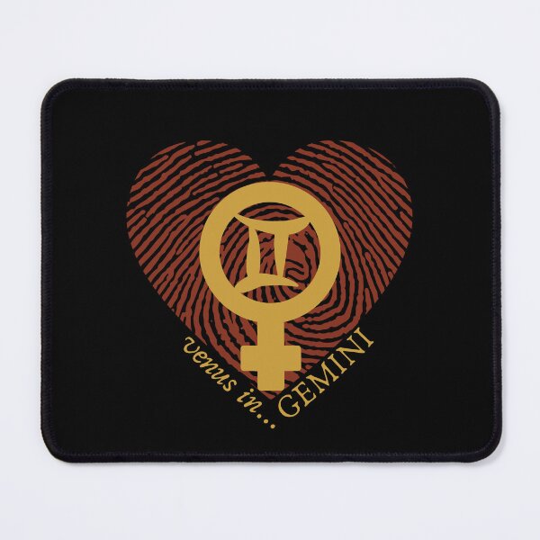 Item preview, VENUS IN GEMINI HEARTPRINT VALENTINE designed and sold by Mercurial Merkaba.
