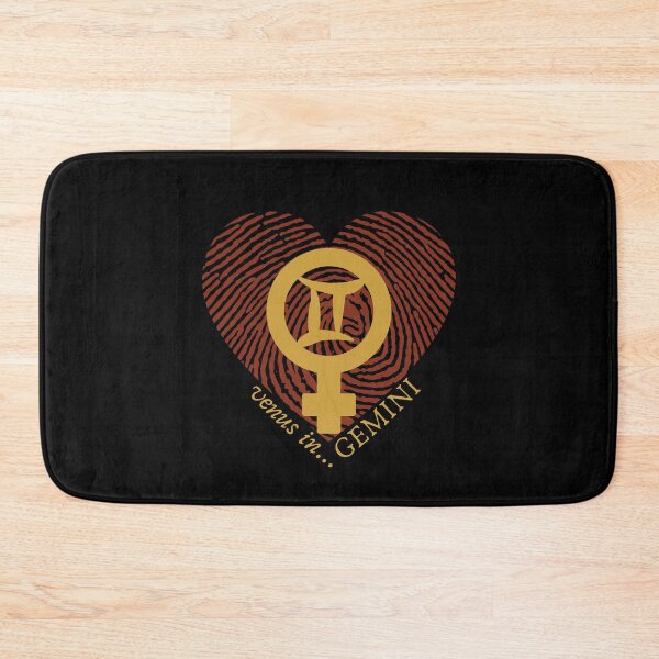 Item preview, VENUS IN GEMINI HEARTPRINT VALENTINE designed and sold by Mercurial Merkaba.
