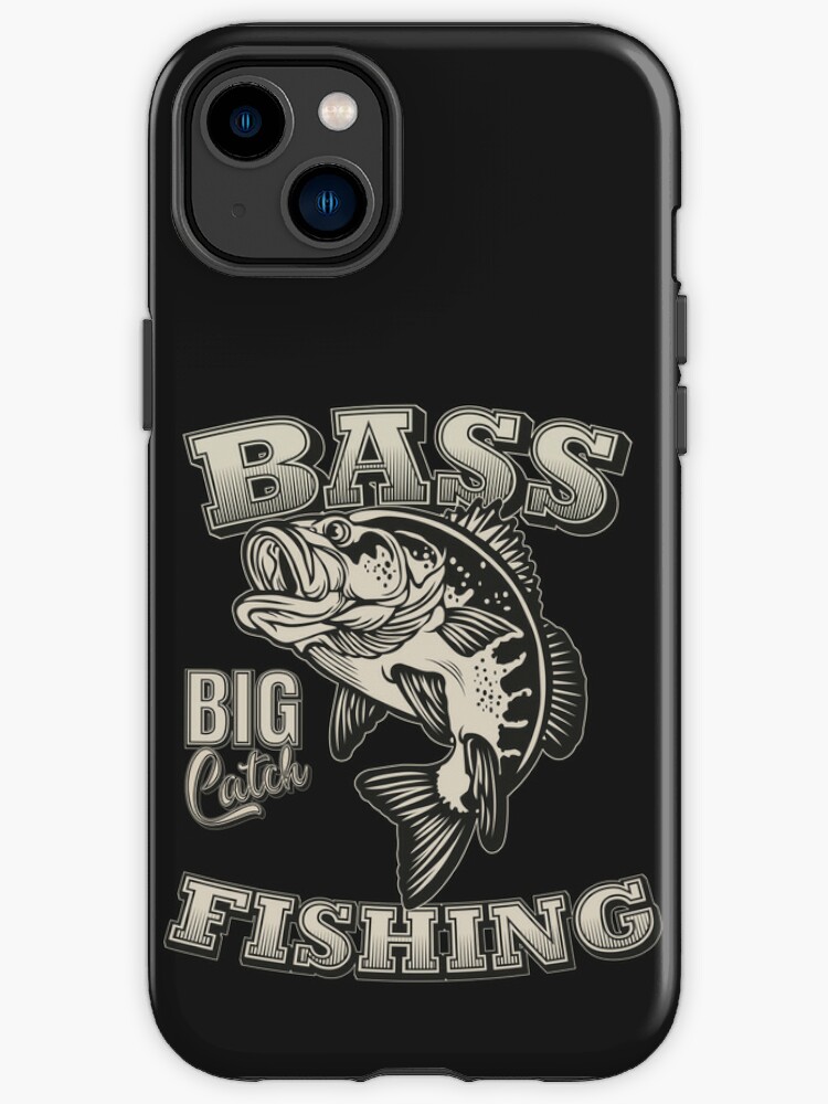 Bass Fishing Lake Sunset iPhone 14, iPhone 14 Plus