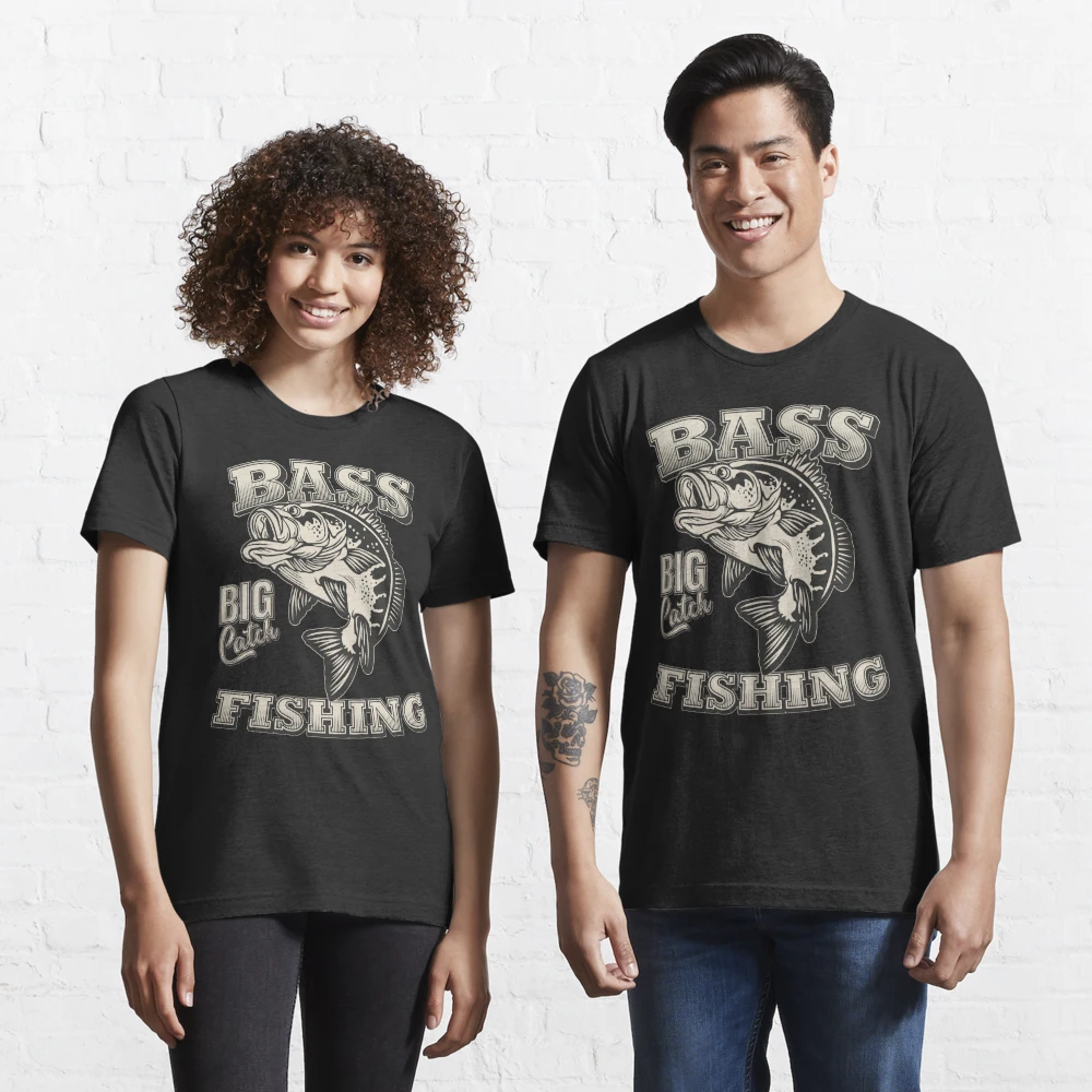 Bass Fishing Big Catch - Fishing Essential T-Shirt for Sale by  TeeInnovations