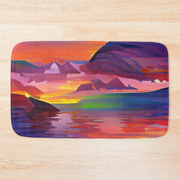 Item preview, Colorful fjords tapestry designed and sold by FlyingSprinkles.