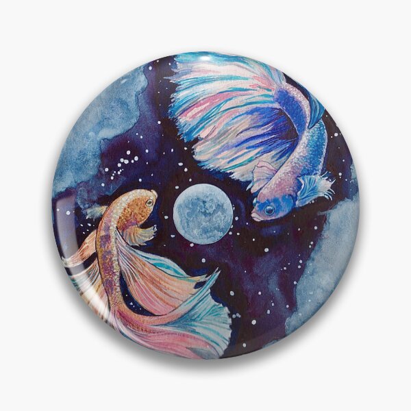 Item preview, Cosmic Bettas designed and sold by HereBeUnicorns.