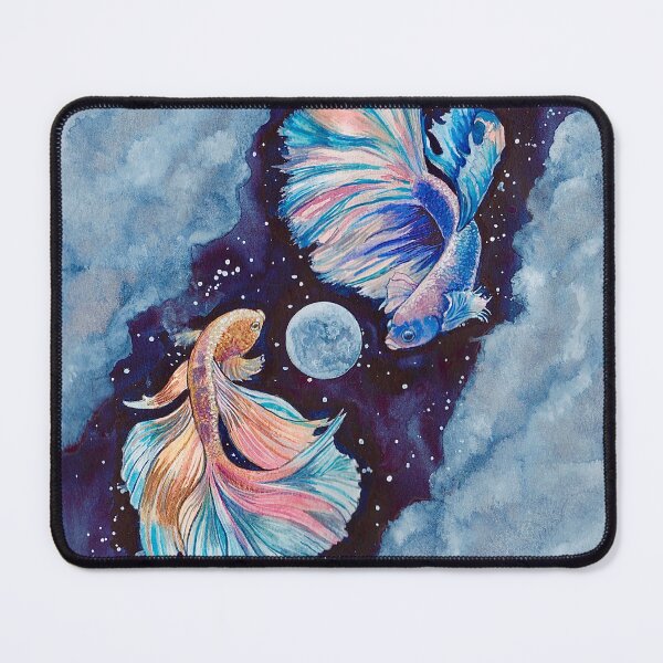 Item preview, Cosmic Bettas designed and sold by HereBeUnicorns.