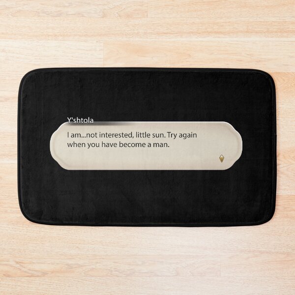 Item preview, I Am Not Interested, Little Sun - Y'shtola Rhul designed and sold by MogsterMemes.
