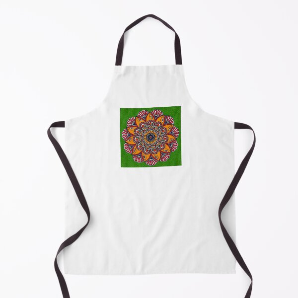 Item preview, Madhubani painting fish Mandala - Indian Folk Art designed and sold by ShrutiCreates.